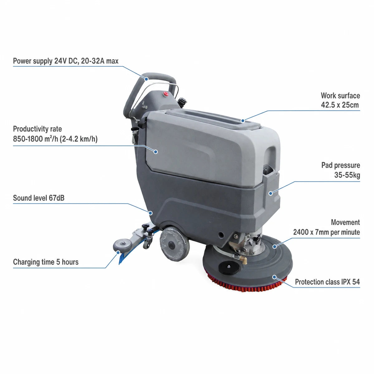 Excentr Daily 45-40 Disc Scrubber