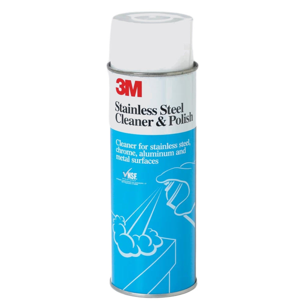 3M Stainless Steel Cleaner & Polish can on a white background