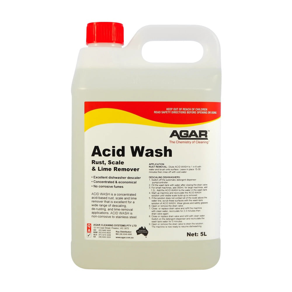 Agar Acid Wash container on a white background