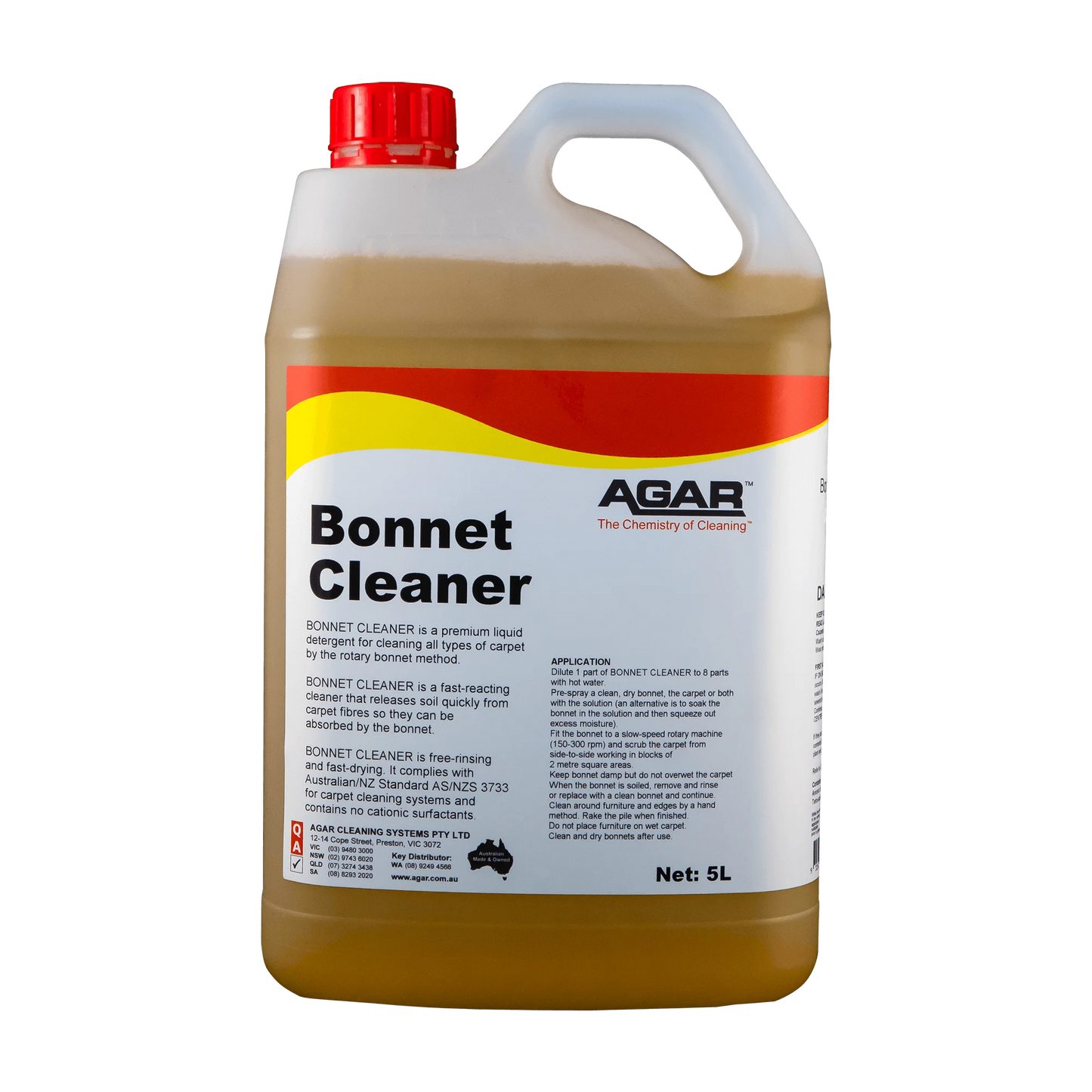 Agar Bonnet Carpet Cleaner 5L