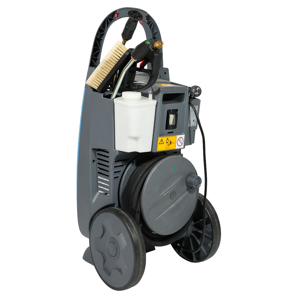 BAR KT1800 Pressure Washer with brush attachment on a white background
