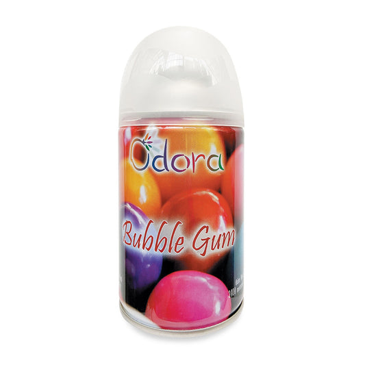 Odora Bubble Gum air freshener can on a white background