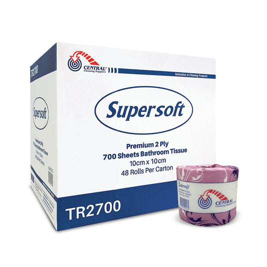 CCS Toilet Tissue Roll 2ply 700 sheets 48 Rolls per Carton