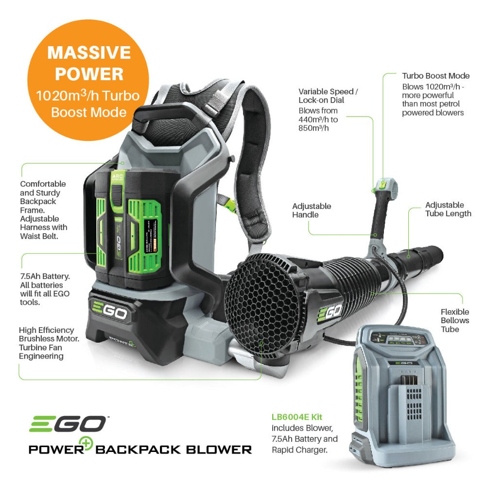 EGO LB6004E Power+ Backpack Blower Kit