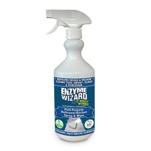 Enzyme Wizard Multi-Purpose Bathroom Kitchen Spray & Wipe 750ml