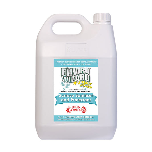 Enzyme Wizard Surface Sanitiser & Protectant 5L