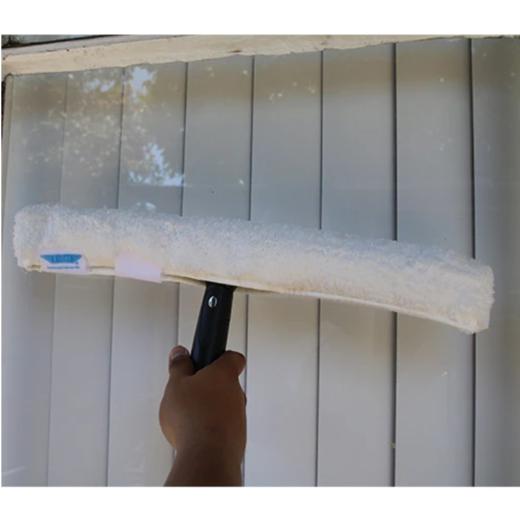 Squeegie cleaning window