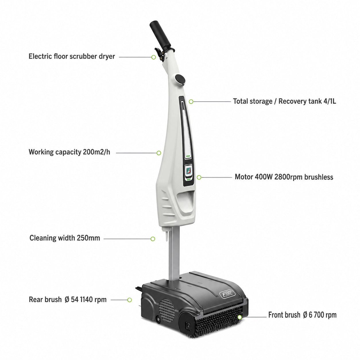 Floorwash F25 Floor Scrubber Dryer