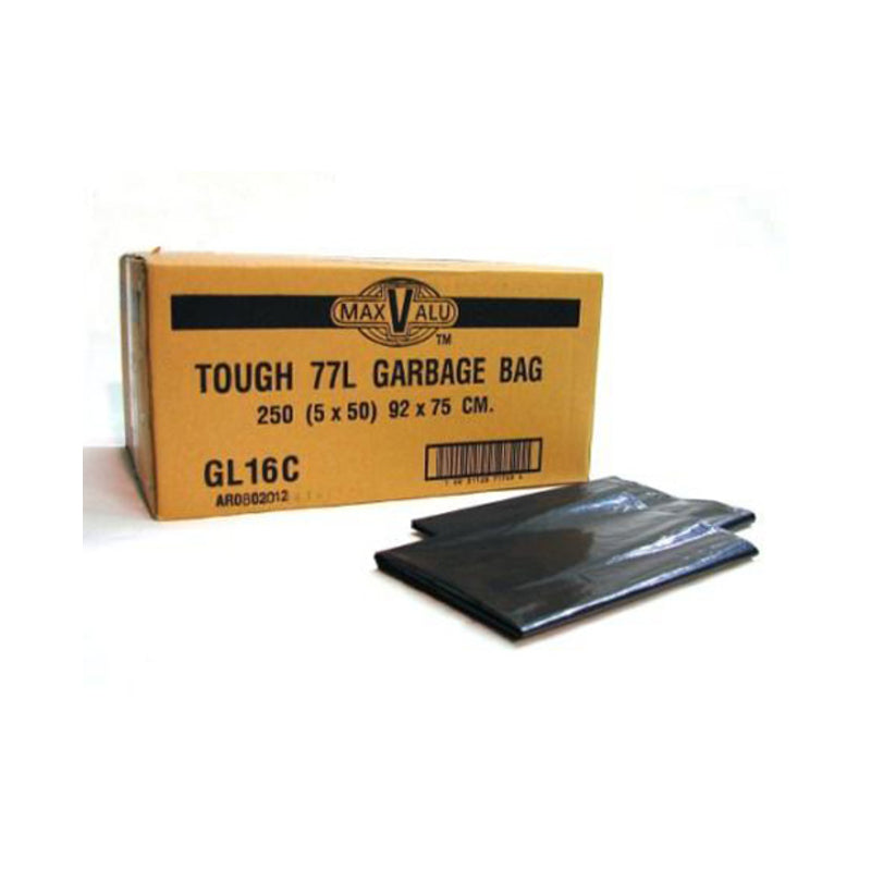 MaxValu Bin Liner 77L 32Um Strong 250 per Carton