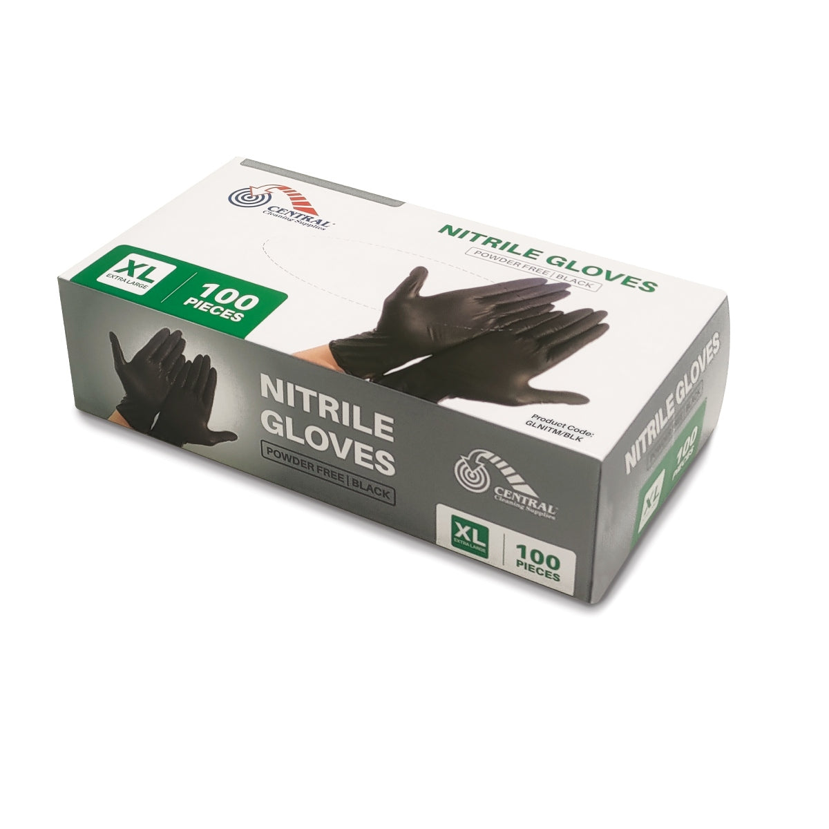 Gloves Nitrile Black Size XLarge