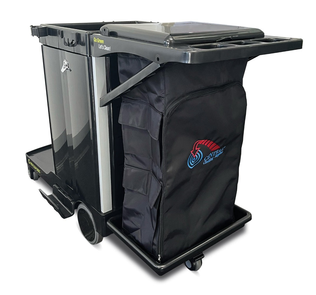 Janitor Cart Black Premium