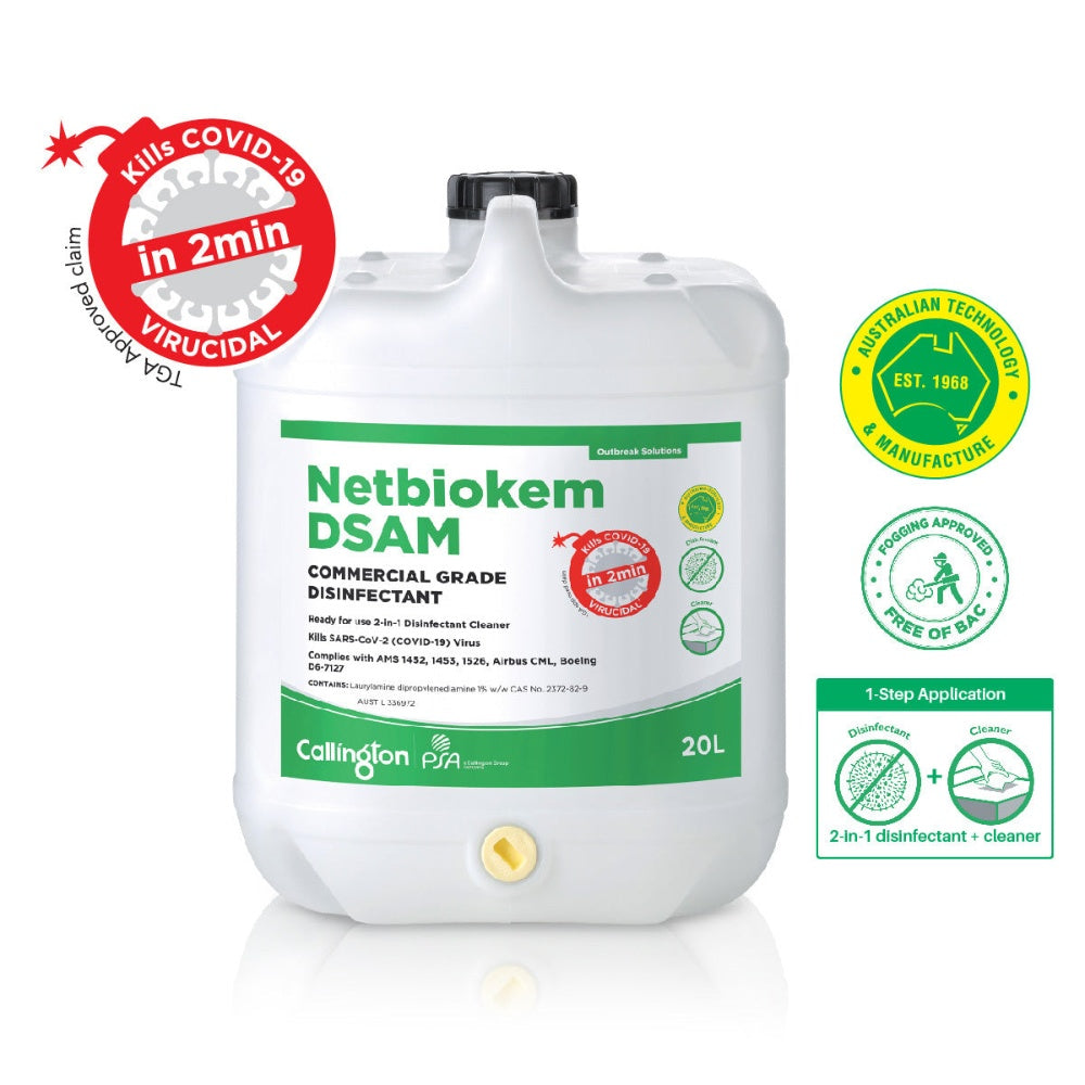 Netbiokem DSAM Disinfectant Cleaner 20L