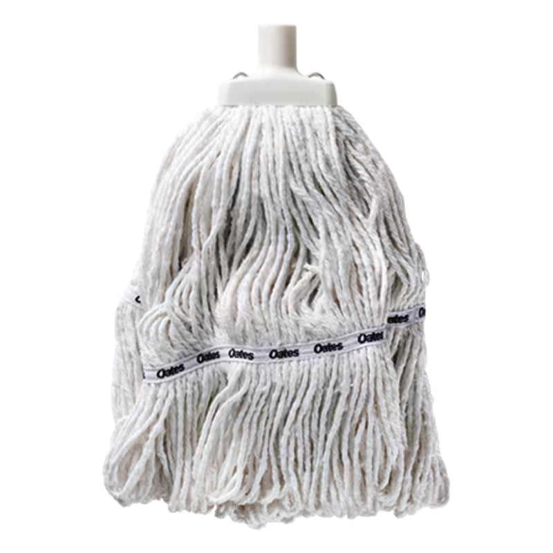 White mop head on a white background