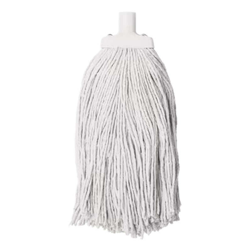 White mop head on a white background
