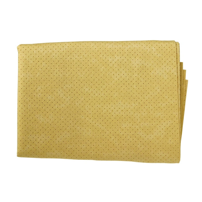 Beige PVA Cloths with perforated texture on a white background