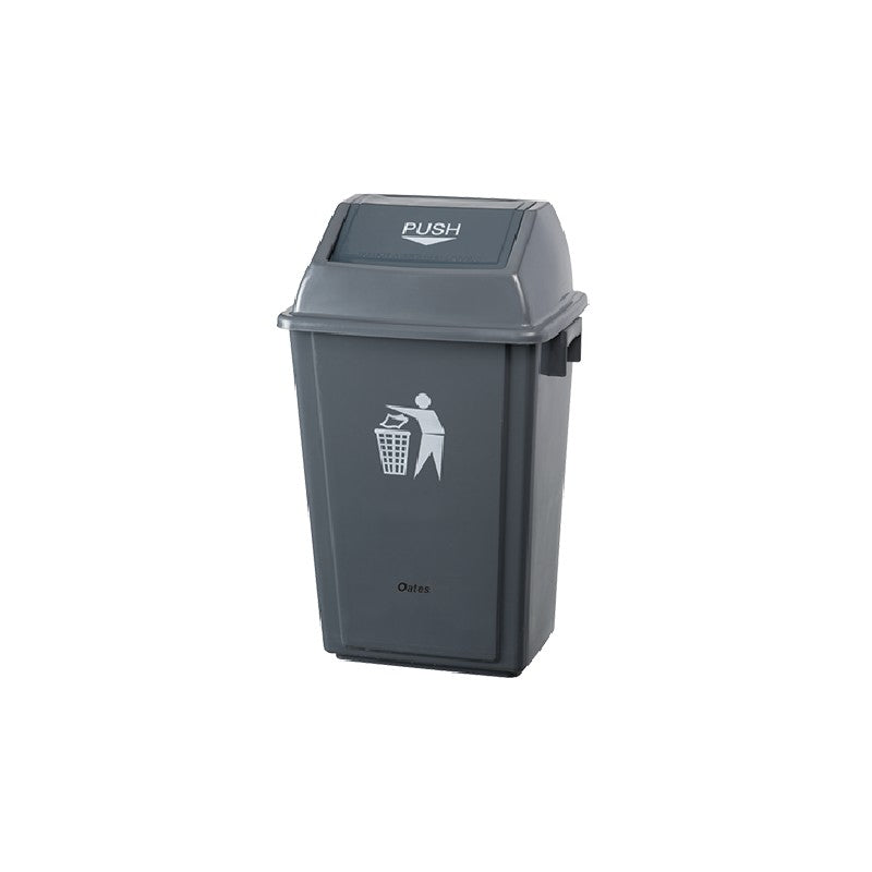 Oates Flip Top Bin 60L Grey