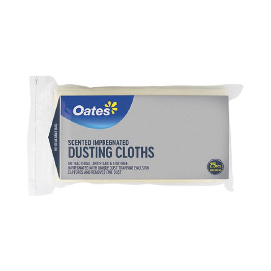 Oates Scented Impregnated Dusting Cloth 25x Pack