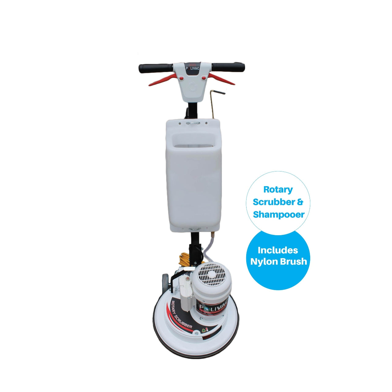 Polivac C27RS Non-suction Scrubber & Carpet Shampooer