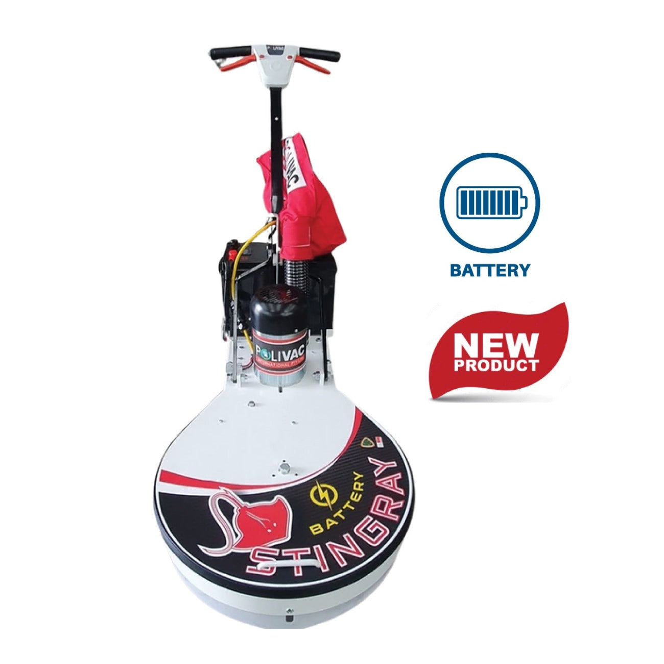 Polivac SL2000 50cm Battery Operated High Speed Burnisher