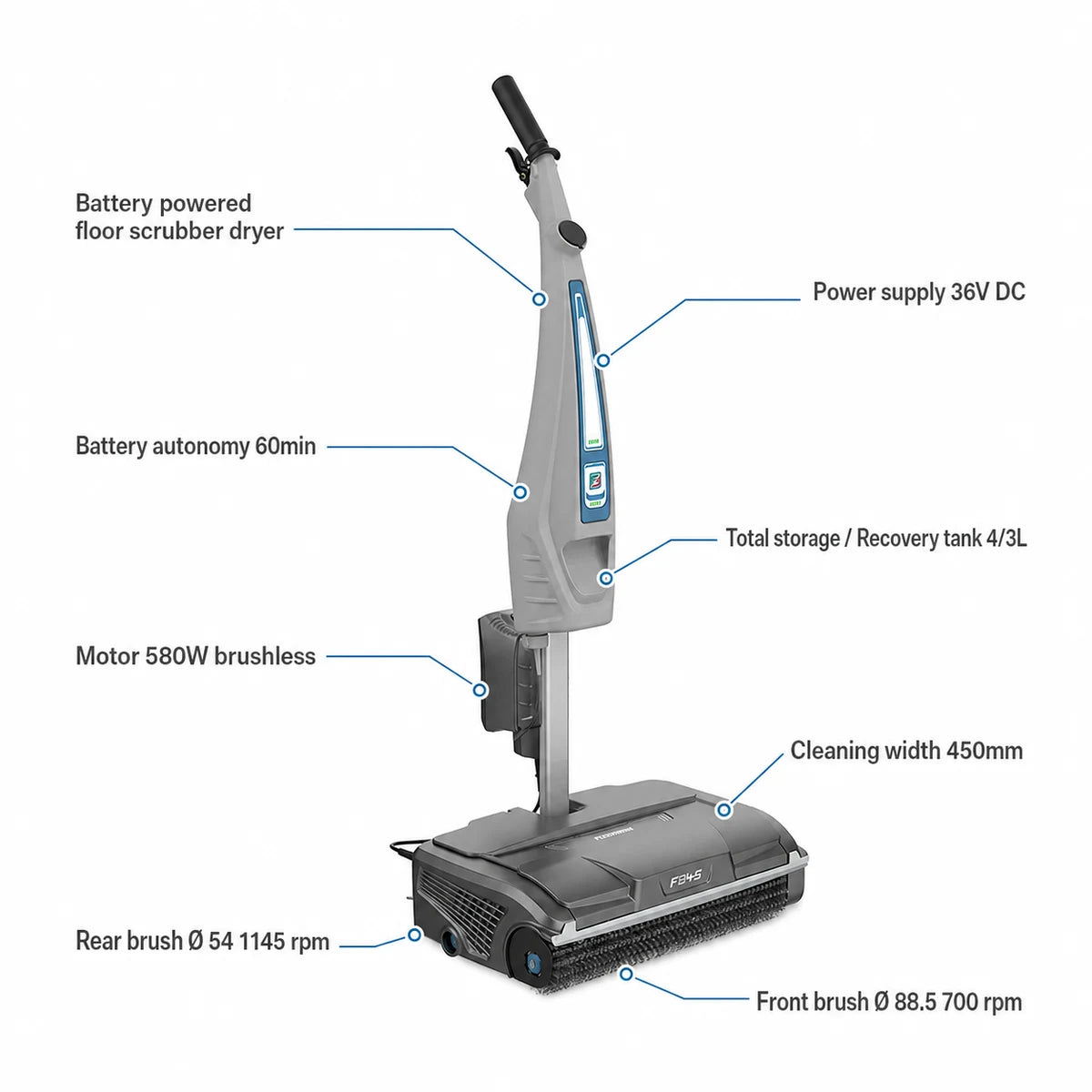 Floorwash FB45 Floor Scrubber Dryer