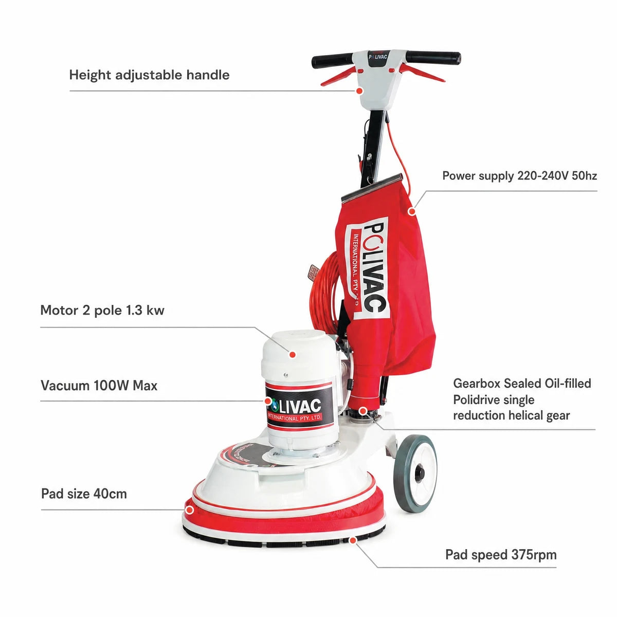 Polivac PV25 Suction Polisher