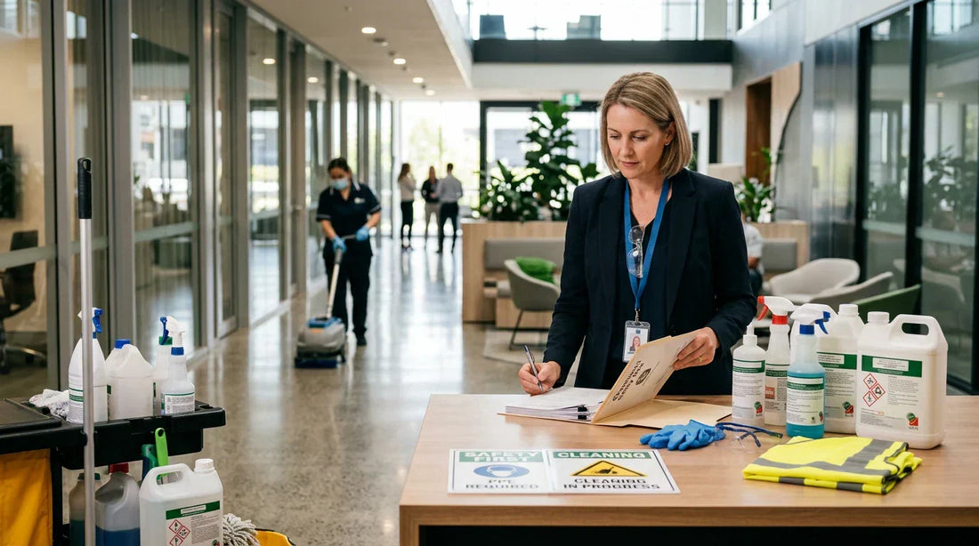 Choosing Compliant Commercial Cleaning Products in Australia: SDS, Safety & Tender Tips