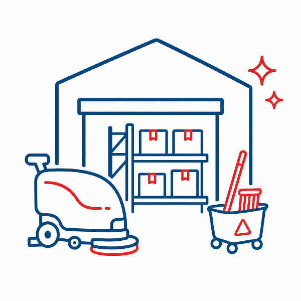 Warehouse Cleaning Supplies & Equipment