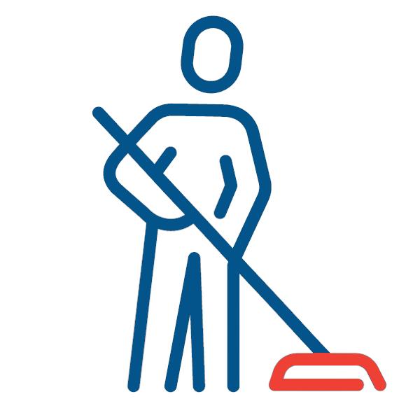 Brush, Broom & Dust Pan