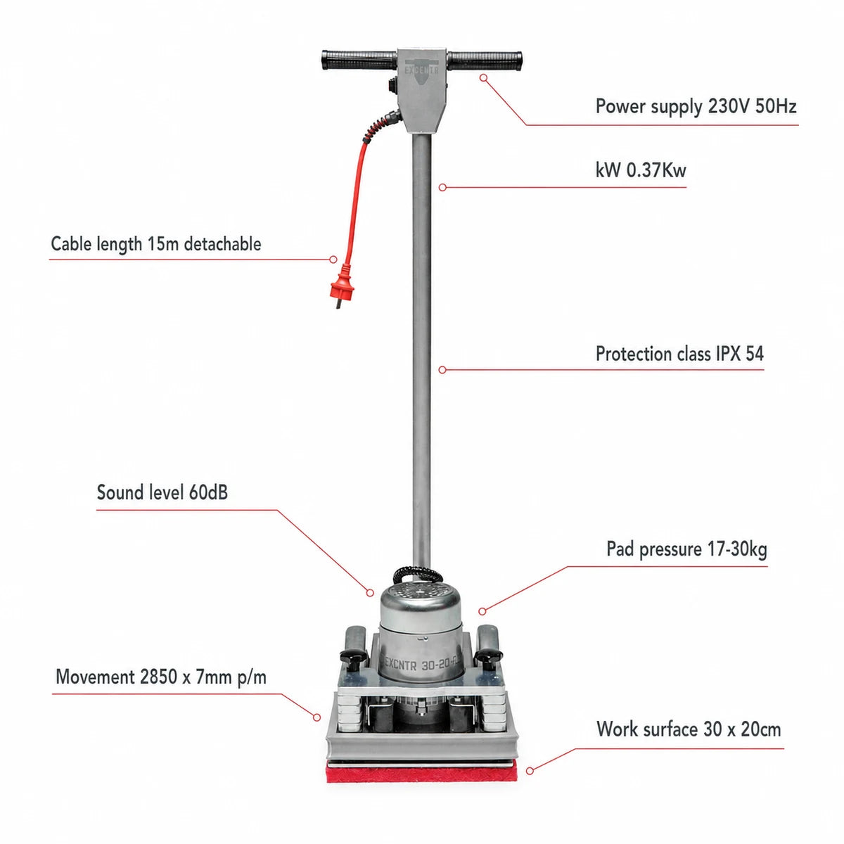 Excentr 30-20+ Orbital Floor Scrubber & Polisher