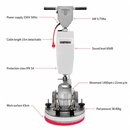 Excentr 43 Floor Scrubber Polisher