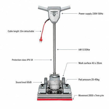 Excentr 40-25 Floor Scrubber Polisher