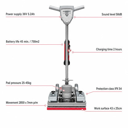 Excentr 40-25B Floor Scrubber Polisher