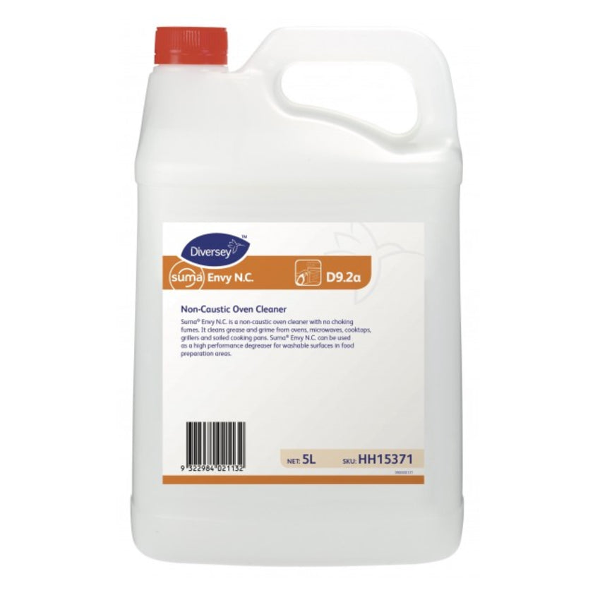 Diversey Suma Envy N.C. non-caustic oven cleaner container on a white background
