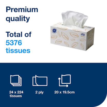 Tork Extra Soft Facial Tissue 2Ply 24x Pack