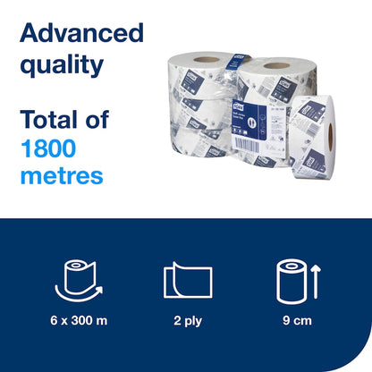 Tork Soft Jumbo 2Ply Toilet Roll 300m 6x Pack