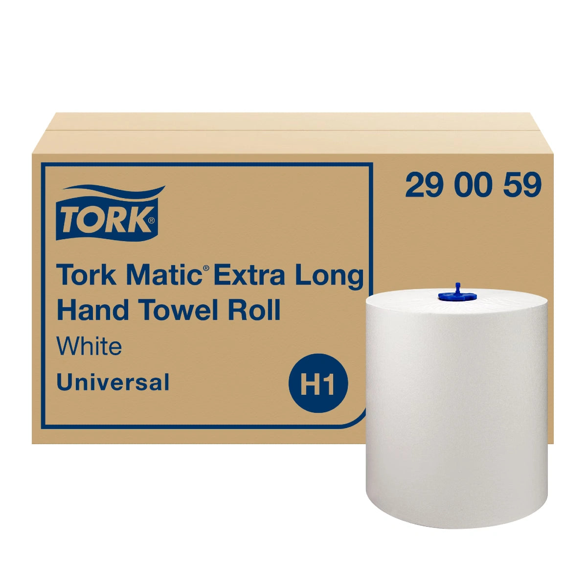 Tork Matic Extra Long Paper Hand Towels White H1 x6