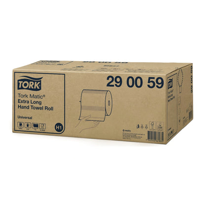 Tork Matic Extra Long Paper Hand Towels White H1 x6