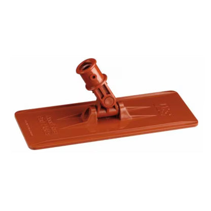 Orange floor cleaning tool on a white background