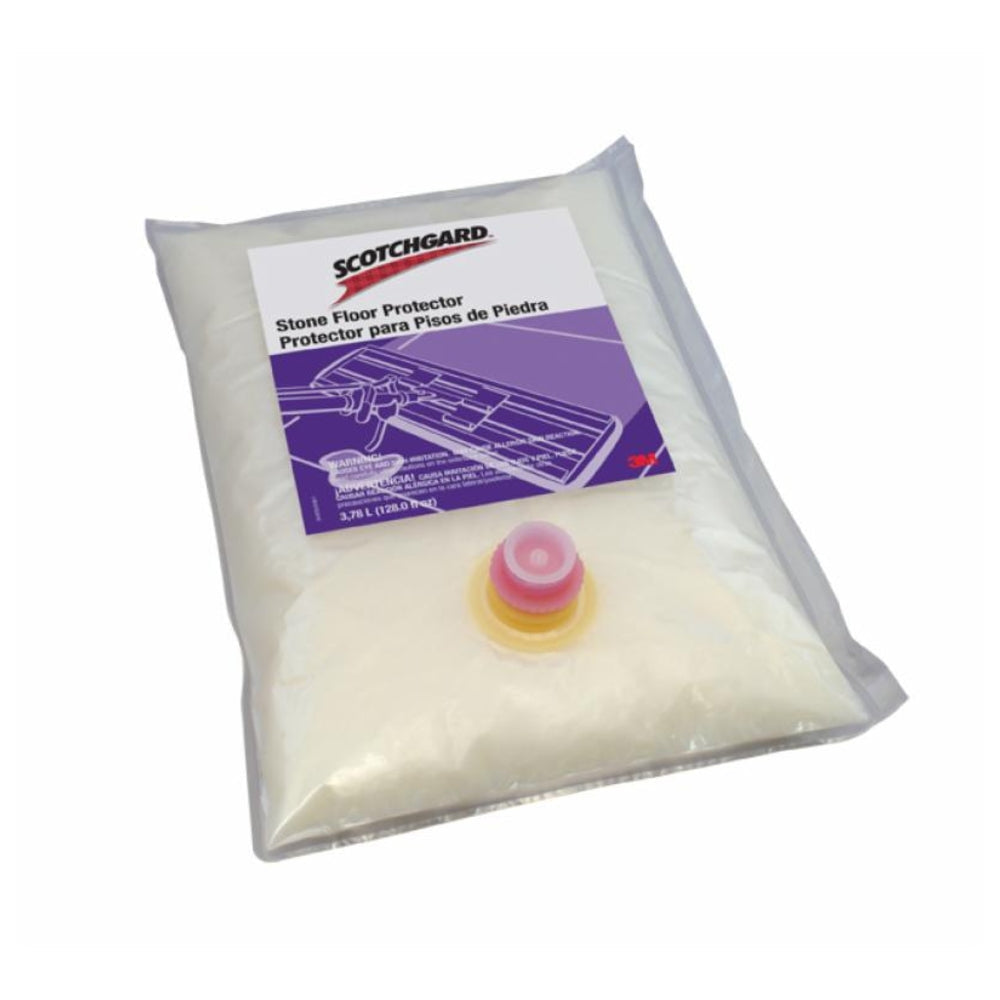 Packaged Scotchgard Stone Floor Protector with applicator on a white background