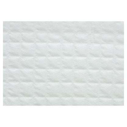 Rectangular wiper with a subtle pattern on a white background