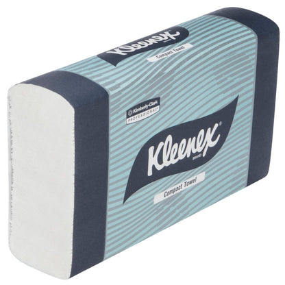 Kleenex compact towel pack on a white background