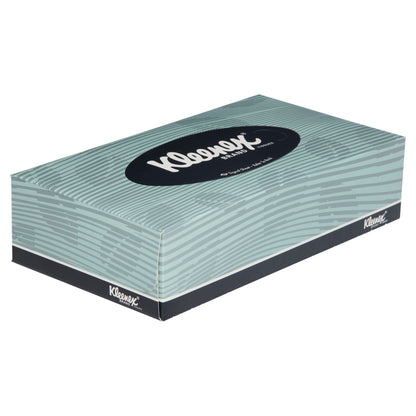 Kleenex tissue box on a white background