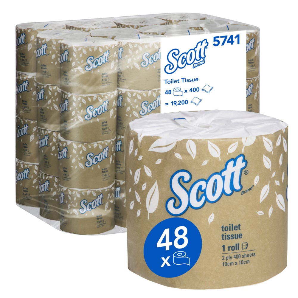 Scott Toilet Tissue Roll 2Ply 400 Sheets 48x per Carton