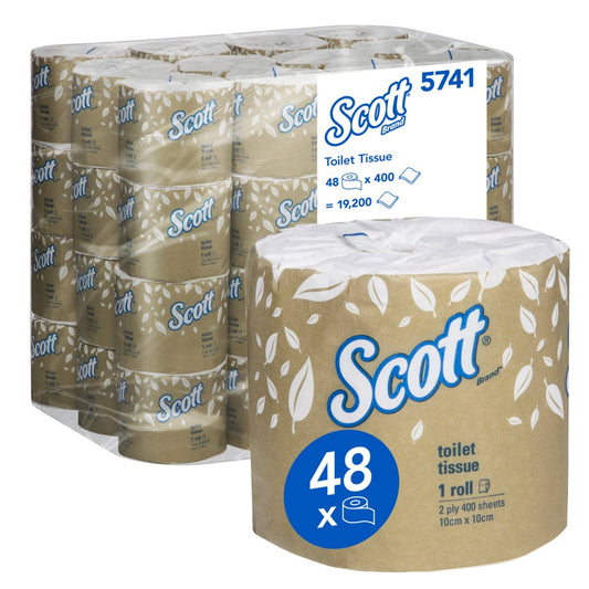 Scott Toilet Tissue Roll 2Ply 400 Sheets 48x per Carton