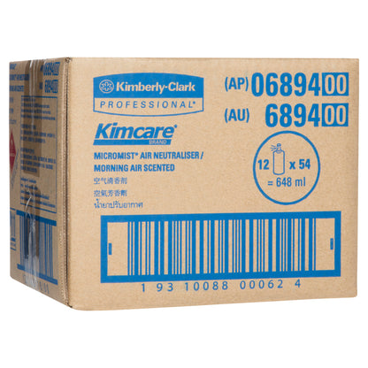 Kimberly-Clark Kimcare air freshener packaging on a white background