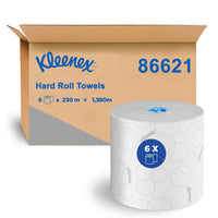 Kleenex Hard Roll Hand Towel White 1 Ply 6x Pack