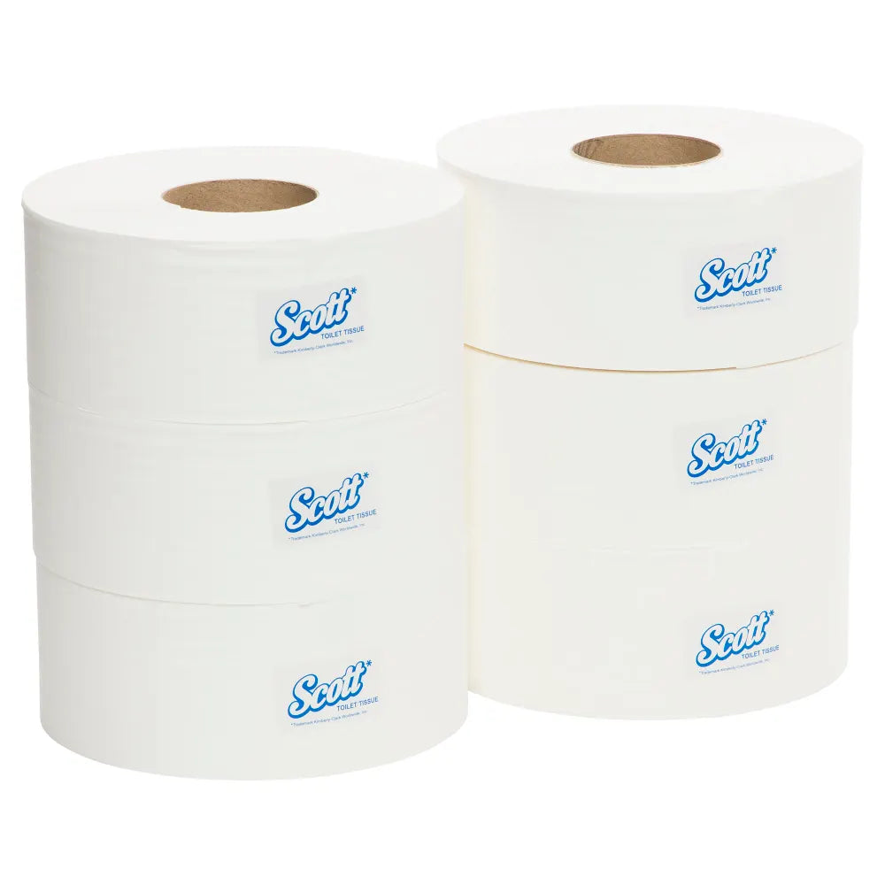 Scott Compact Jumbo Roll Toilet Tissue 1 Ply 6x Pack