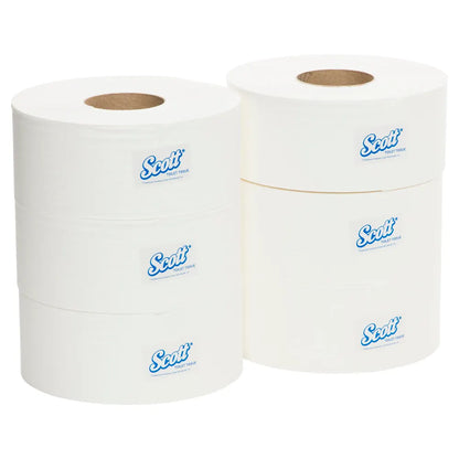 Scott Compact Jumbo Roll Toilet Tissue 1 Ply 6x Pack