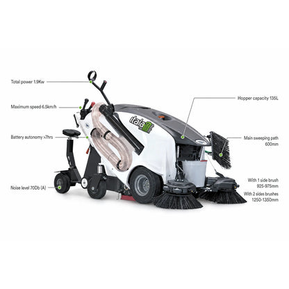 TSM Itala 135 BT Sidewalk Sweeper