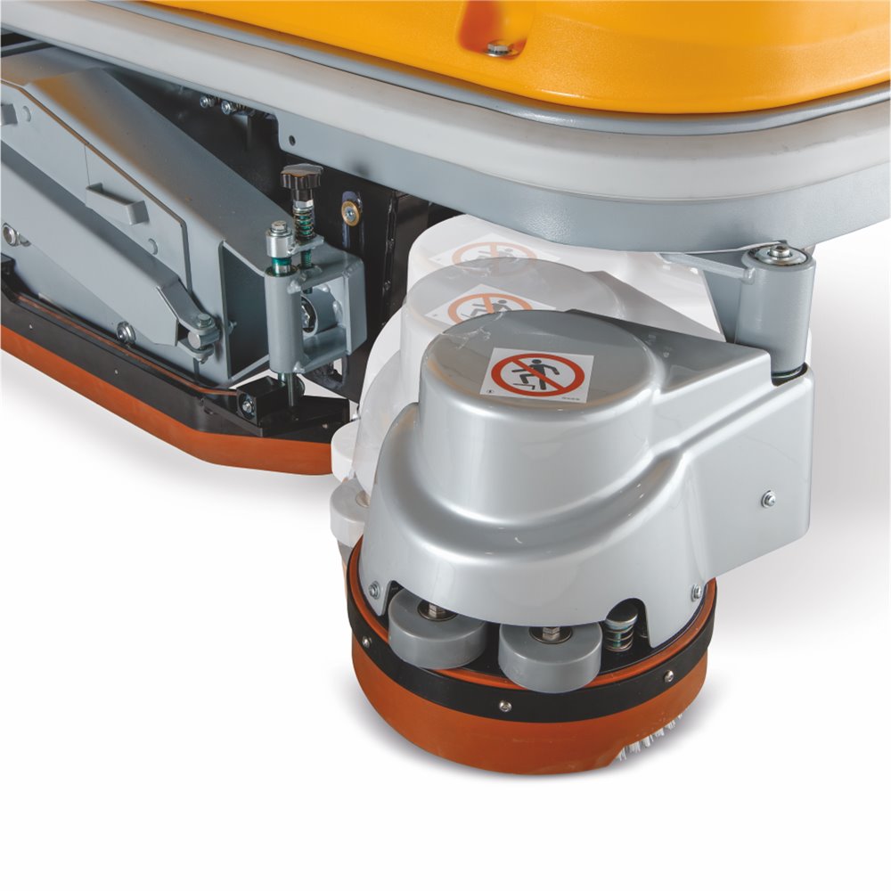 Adiatek Diamond 100s Ride On scrubber close up